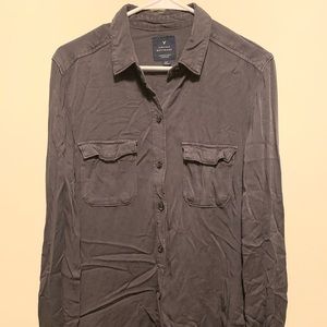 American Eagle boyfriend style button down
